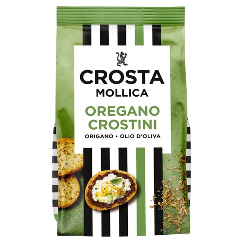 Crosta Mollica Oregano Crostini Toasted Bread Bites
