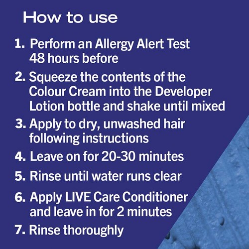 Schwarzkopf Live Cosmic Blue 90 Permanent Hair Dye thumbnail 4