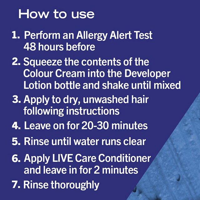 Schwarzkopf Live Cosmic Blue 90 Permanent Hair Dye thumbnail 6