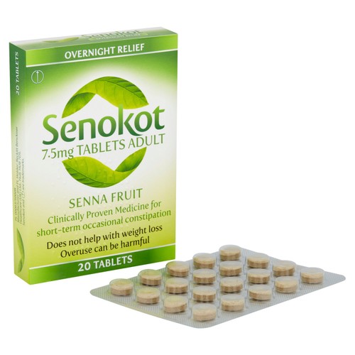 Senokot 7.5mg Tablets Adult Senna Laxative Constipation thumbnail 2