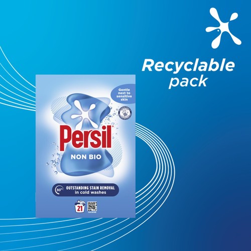Persil Fabric Cleaning Washing Powder Non Bio 21 Wash  thumbnail 5