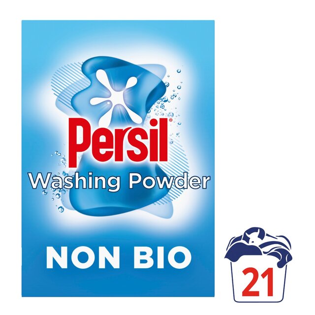 Persil Fabric Cleaning Washing Powder Non Bio 21 Wash