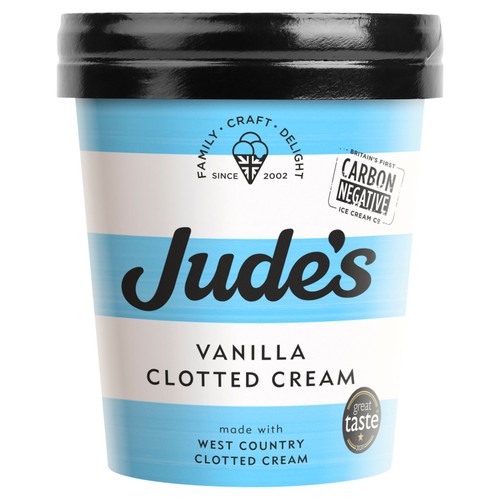 Jude's Vanilla Clotted Cream Ice Cream thumbnail 2