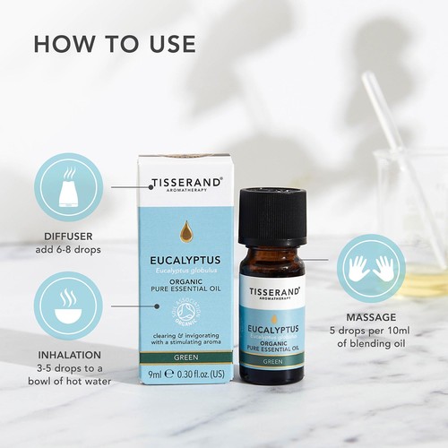 Tisserand Eucalyptus Organic Pure Essential Oil thumbnail 4