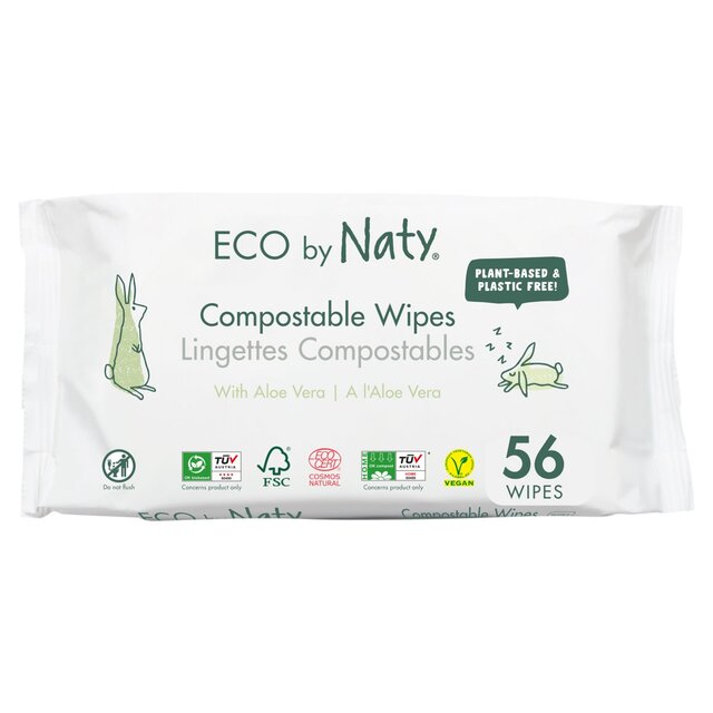 Naty Eco Wipes with Aloe Vera
