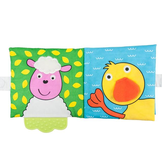 Galt Teether Soft Book Farm, 0mths+ thumbnail 2