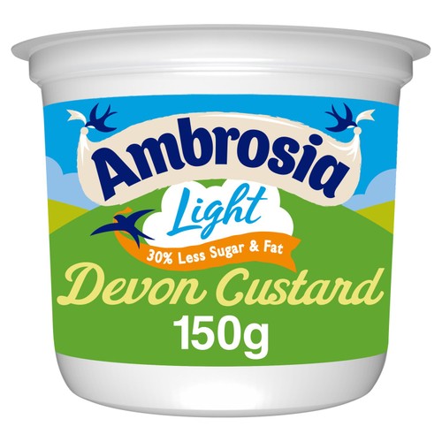 Ambrosia Low Fat Custard Dessert Snack Pot
