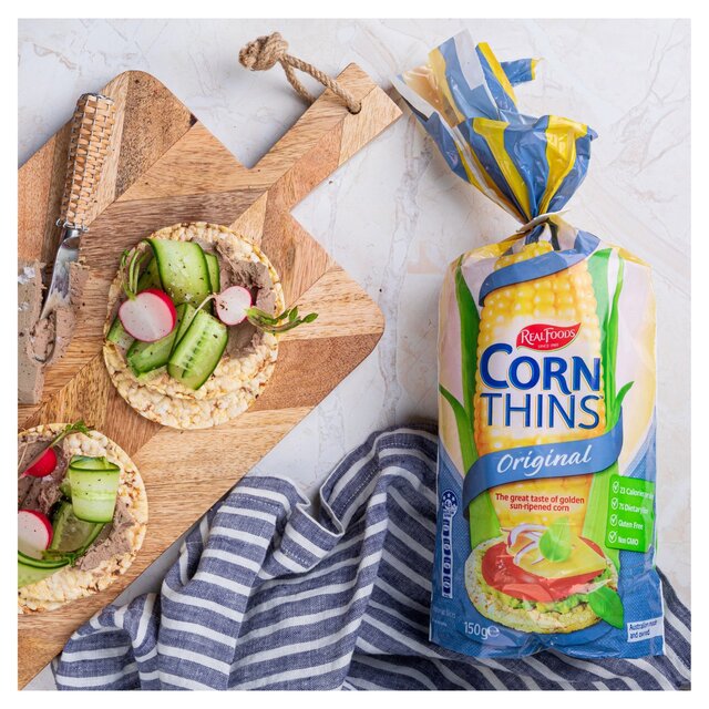 Real Foods Corn Thins thumbnail 2