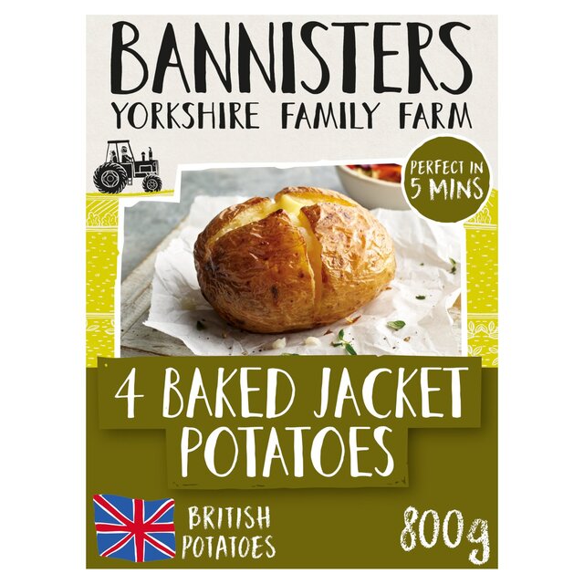 Bannisters Farm 4 Baked Jacket Potatoes