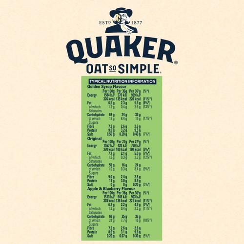 Quaker Oat So Simple Variety Pack Porridge Sachets Cereal thumbnail 9