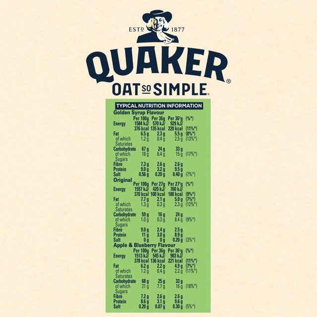 Quaker Oat So Simple Variety Pack Porridge Sachets Cereal thumbnail 9