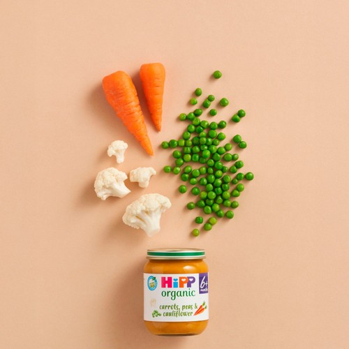 HiPP Organic Carrots, Peas & Cauliflower Baby Food Jar 6+months thumbnail 8