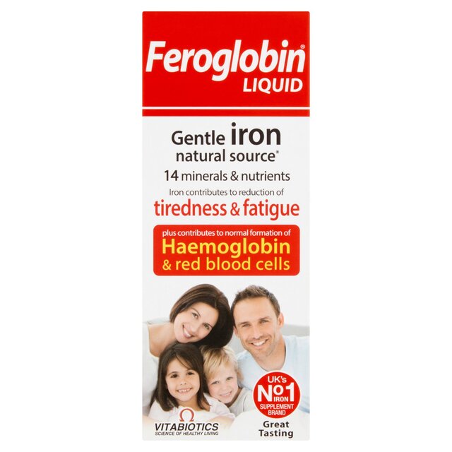 Vitabiotics Feroglobin Iron Minerals & B Vitamins Liquid