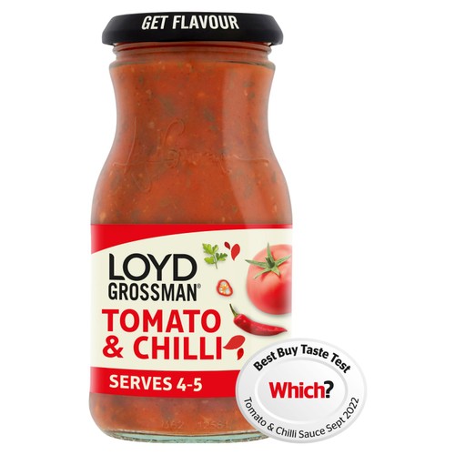 Loyd Grossman Tomato & Chilli Pasta Sauce thumbnail 2
