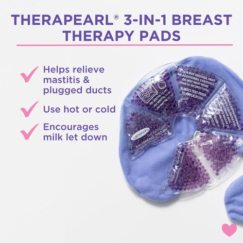 Lansinoh TheraPearl 3-in-1 Breast Therapy Packs thumbnail 2