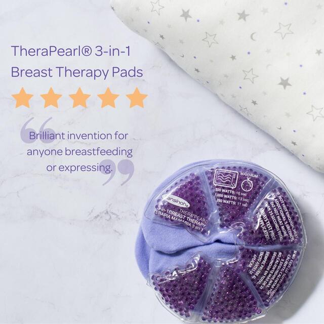 Lansinoh TheraPearl 3-in-1 Breast Therapy Packs thumbnail 4