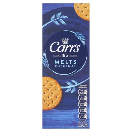 Carr's Melts Original Crackers thumbnail 2