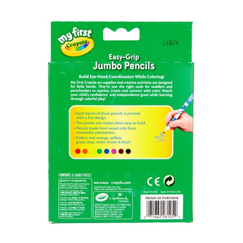 Crayola My First Crayola Jumbo Decorated Pencils thumbnail 2