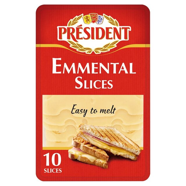 President Emmental Cheese 10 Slices