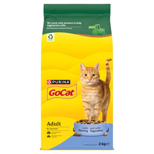 Go-Cat Herring with Vegetables Dry Cat Food
