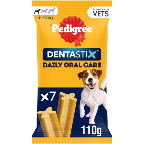 Pedigree Dentastix Daily Adult Small Dog Treats 7 x Dental Sticks