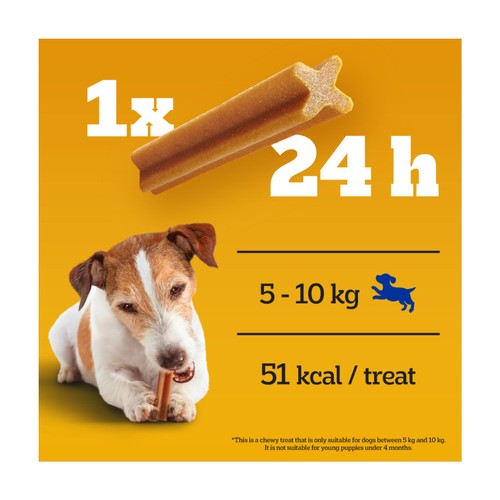 Pedigree Dentastix Daily Adult Small Dog Treats 7 x Dental Sticks thumbnail 3