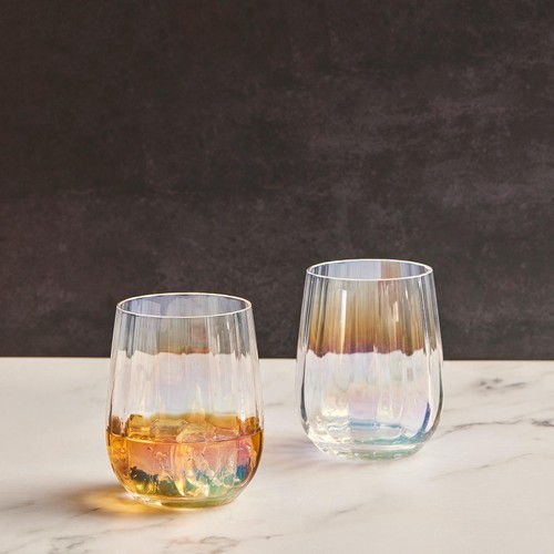 Anton Studio Designs, Palazzo Tumblers, Set of 2, 400ml, Lustre  thumbnail 3