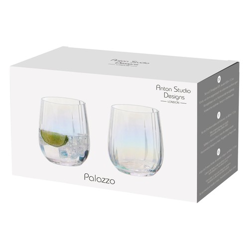 Anton Studio Designs, Palazzo Tumblers, Set of 2, 400ml, Lustre  thumbnail 4