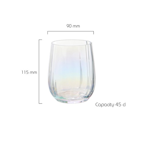 Anton Studio Designs, Palazzo Tumblers, Set of 2, 400ml, Lustre  thumbnail 5