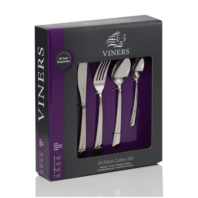 Viners Angel 24 Piece Cutlery Set