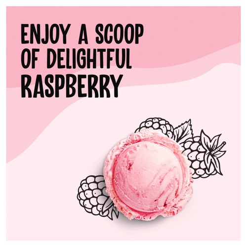 Swedish Glace Delightful Raspberry Non Dairy Vegan Ice Cream Tub thumbnail 7
