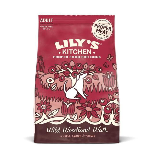 Lily's Kitchen Dog Duck Salmon & Venison Wild Woodland Walk Adult Dry Food thumbnail 2