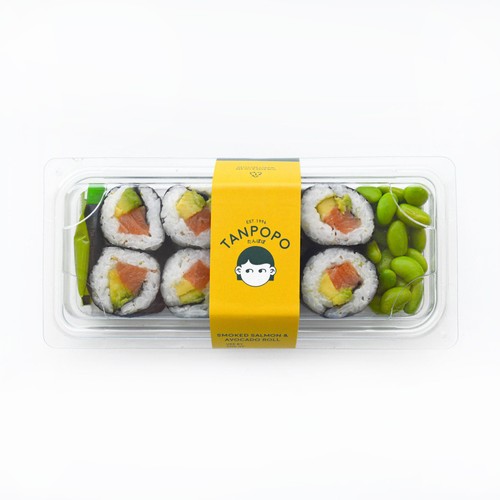 Tanpopo Salmon & Avocado Roll with Edamame Salad