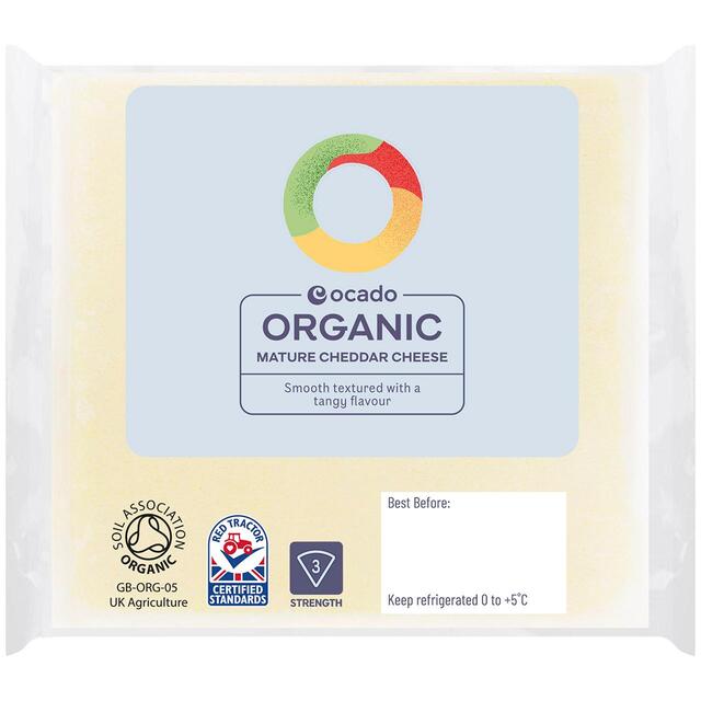 Ocado Organic Mature Cheddar thumbnail 2