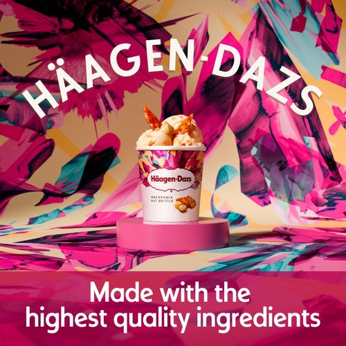 Haagen-Dazs Macadamia Nut Brittle Ice Cream thumbnail 5