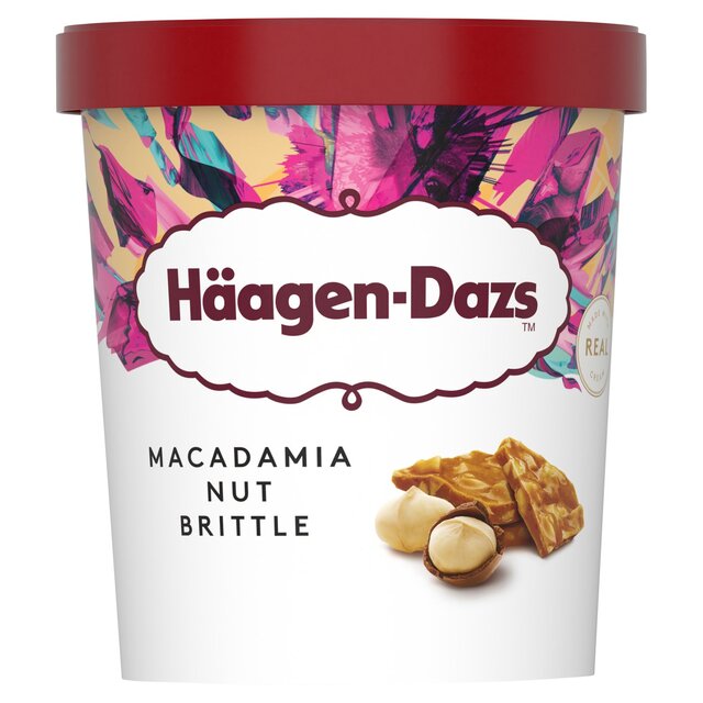 Haagen-Dazs Macadamia Nut Brittle Ice Cream thumbnail 2
