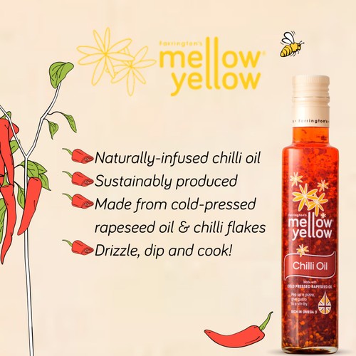 Farringtons Mellow Yellow Chilli Rapeseed Oil thumbnail 9
