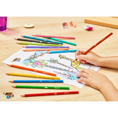 BIC Kids Tropicolors Colouring Pencils Wallet of 24 thumbnail 4