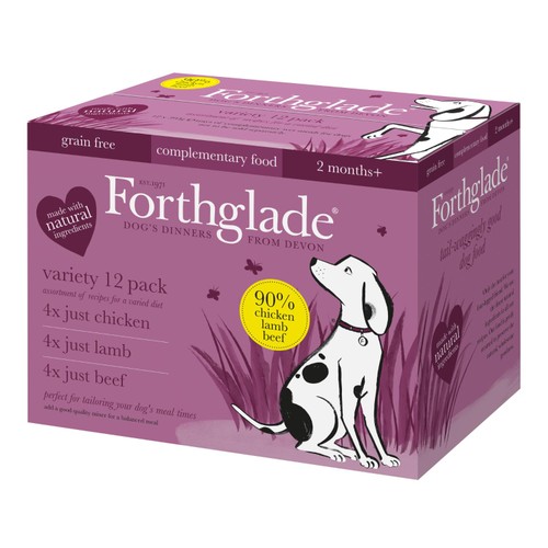 Forthglade Complementary Wet Dog Food Variety Pack 90% Chicken, Lamb & Beef thumbnail 3