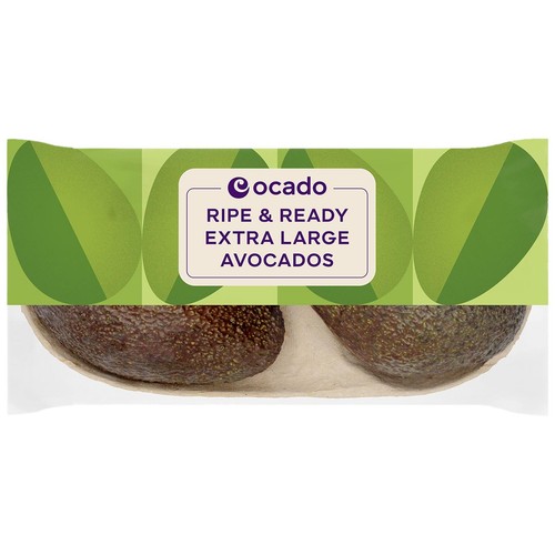 Ocado Extra Large Ripe & Ready Hass Avocados