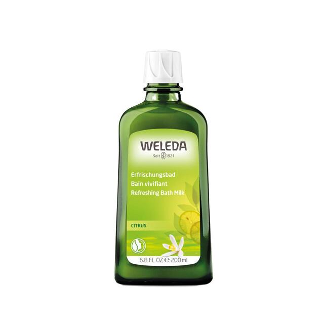 Weleda Citrus Refreshing Bath Milk, Citrus Bath Soak Natural Vegan