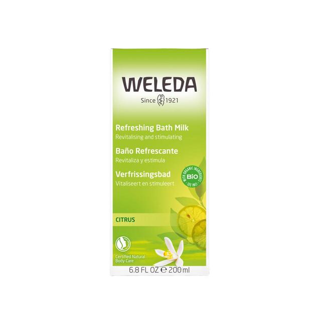 Weleda Citrus Refreshing Bath Milk, Citrus Bath Soak Natural Vegan thumbnail 2