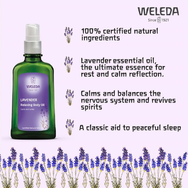 Weleda Lavender Relaxing Spa Body Oil Natural Vegan thumbnail 4