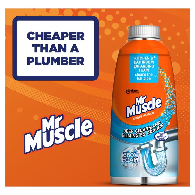 Mr Muscle Drain Foamer Odour Eliminator thumbnail 3