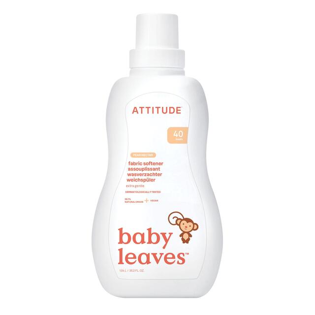 Attitude Baby Leaves Fabric Softener - 40 Loads - Pear Nectar