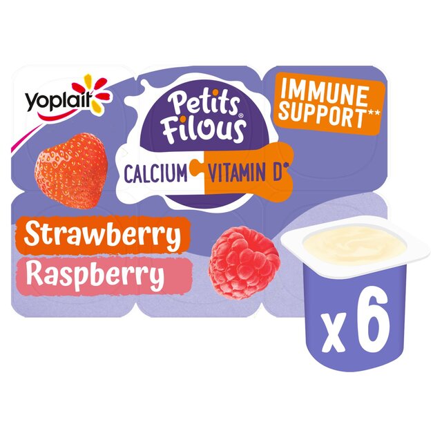 Petits Filous Kids Strawberry & Raspberry Fromage Frais