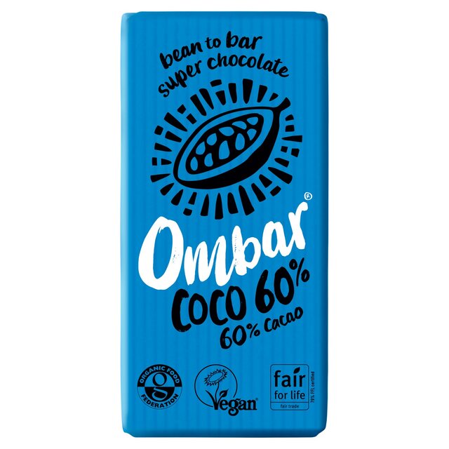 Ombar Coco 60% Organic Vegan Fair Trade Chocolate thumbnail 2