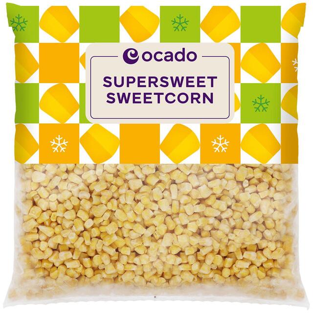 Ocado Frozen Supersweet Sweetcorn