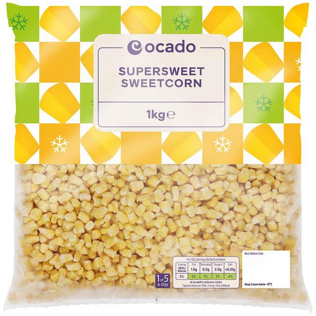 Ocado Frozen Supersweet Sweetcorn thumbnail 2