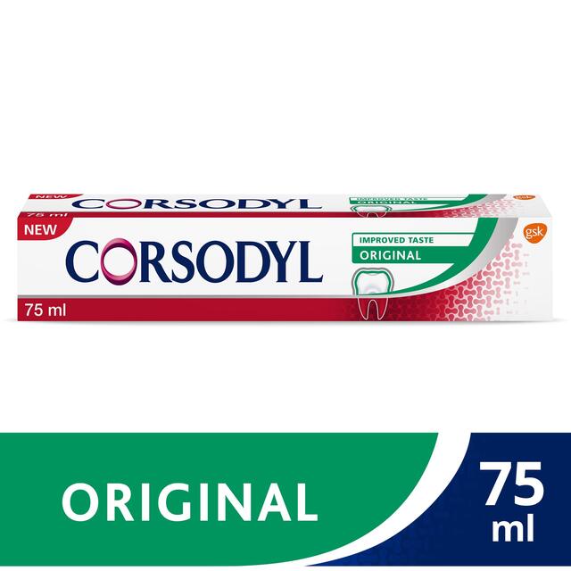 Corsodyl Gum Care Toothpaste Daily Fluoride Original 75ml thumbnail 4